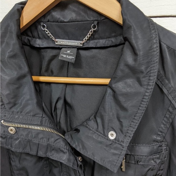 ~WHBM~ Utility Style Black Jacket (M) - Picture 2 of 3